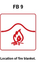 FB9 - Location of fire blanket