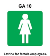 GA10 - Latrine for female employees