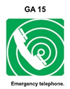 GA15 - Emergency telephone