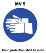 MV5 - Wear hand protection