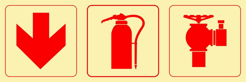 F10 - Arrow down + extinguisher + hydrant