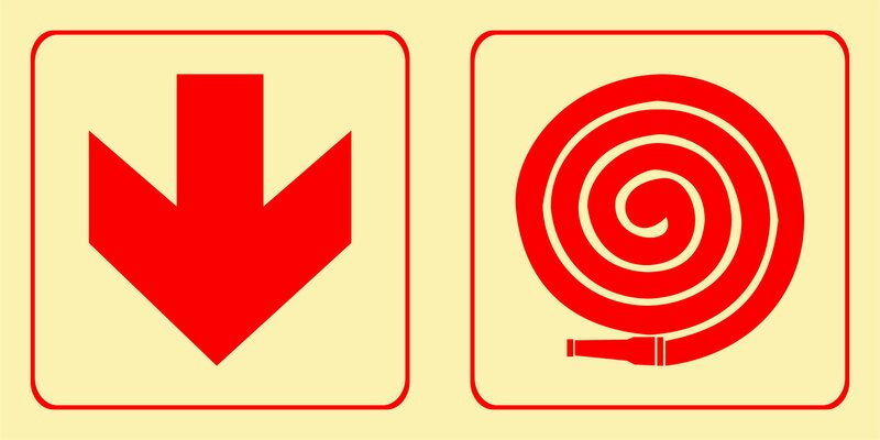 F14 - Arrow down + hose reel