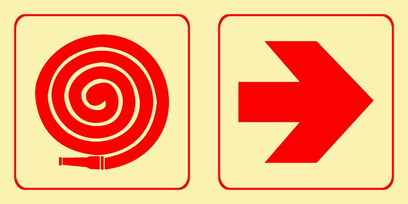 F20 - Hose reel + arrow right