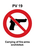 PV19 - Carrying of firearms prohibited